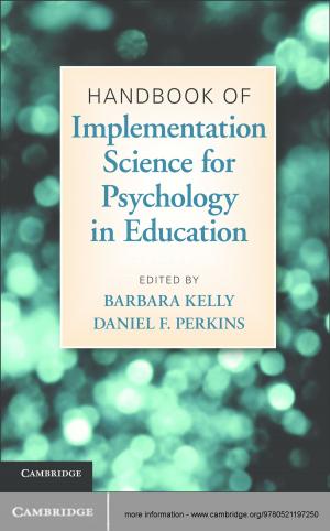 Cover of the book Handbook of Implementation Science for Psychology in Education by Andrew M. Bauer, Mona Bhan