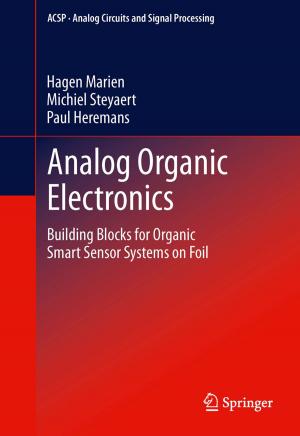 Cover of the book Analog Organic Electronics by Ernest McDaniel, Chris Lawrence
