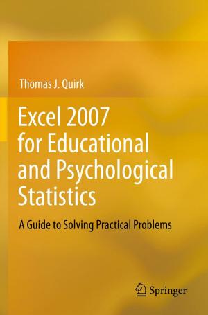 Cover of Excel 2007 for Educational and Psychological Statistics