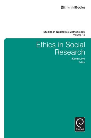 Cover of the book Ethics in Social Research by Maria D. Alvarez, Chris Cooper