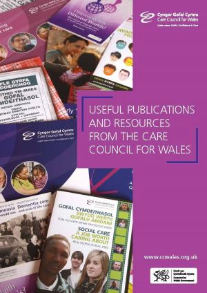Cover of the book Useful Publications and Resources from the Care Council for by Regis DAREAU