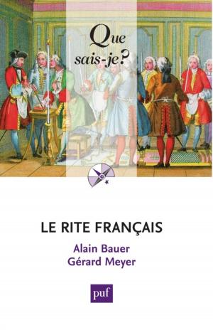 bigCover of the book Le Rite Français by 