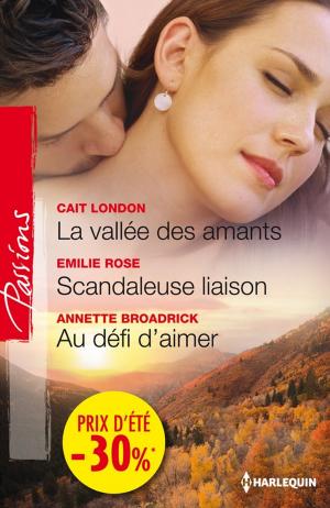 Cover of the book La vallée des amants - Scandaleuse liaison - Au défi d'aimer by Annie Burrows, Laurie Benson, Laura Martin