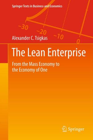 Cover of the book The Lean Enterprise by Rosario Martínez-Herrero, Pedro M. Mejías, Gemma Piquero