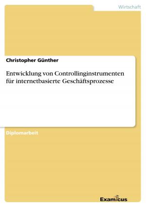 Cover of the book Entwicklung von Controllinginstrumenten für internetbasierte Geschäftsprozesse by Cornelia Greske