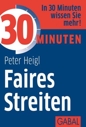 Cover of the book 30 Minuten Faires Streiten by Monika Matschnig