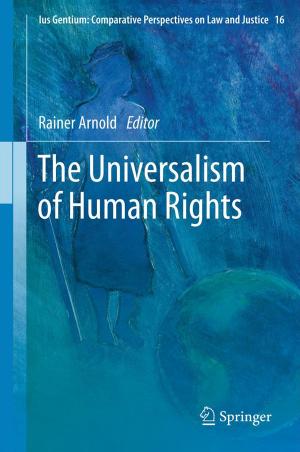 Cover of the book The Universalism of Human Rights by Takatura Ando