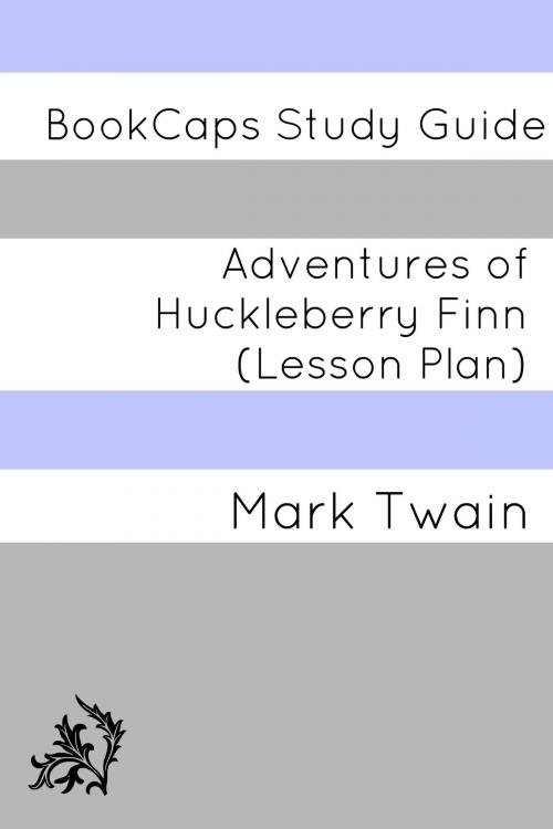 Cover of the book Adventures of Huckleberry Finn: Teacher Lesson Plans by LessonCaps, BookCaps Study Guides