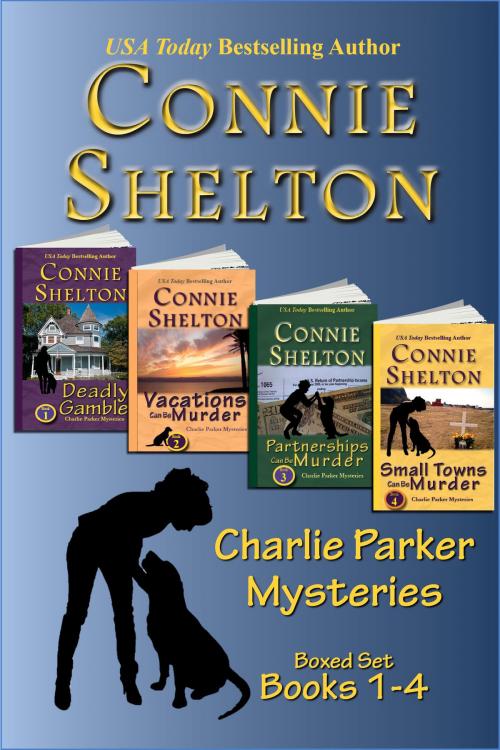 Cover of the book Charlie Parker Mysteries Boxed Set (Books 1-4) by Connie Shelton, Secret Staircase Books, an imprint of Columbine Publishing Group