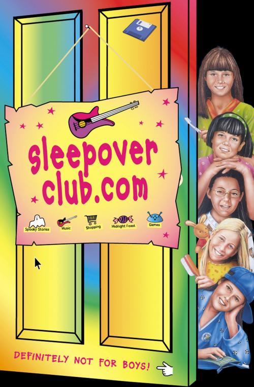 Cover of the book sleepoverclub.com (The Sleepover Club, Book 44) by Narinder Dhami, HarperCollins Publishers