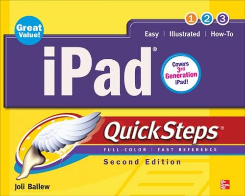 Cover of the book iPad QuickSteps, 2nd Edition by Joli Ballew, McGraw-Hill Education