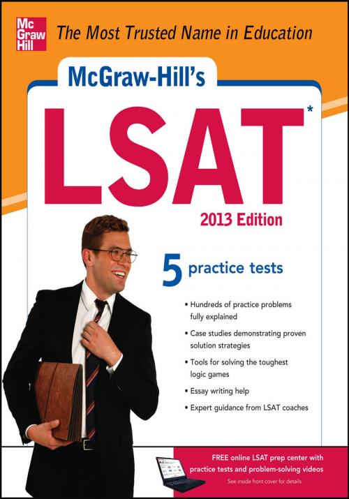 Cover of the book McGraw-Hill's LSAT, 2013 Edition by Russ Falconer, Drew Johnson, McGraw-Hill Education