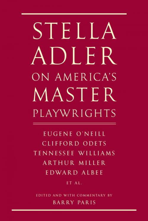 Cover of the book Stella Adler on America's Master Playwrights by Stella Adler, Knopf Doubleday Publishing Group