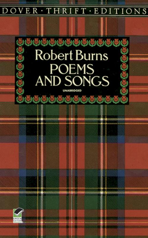 Cover of the book Poems and Songs by Robert Burns, Dover Publications