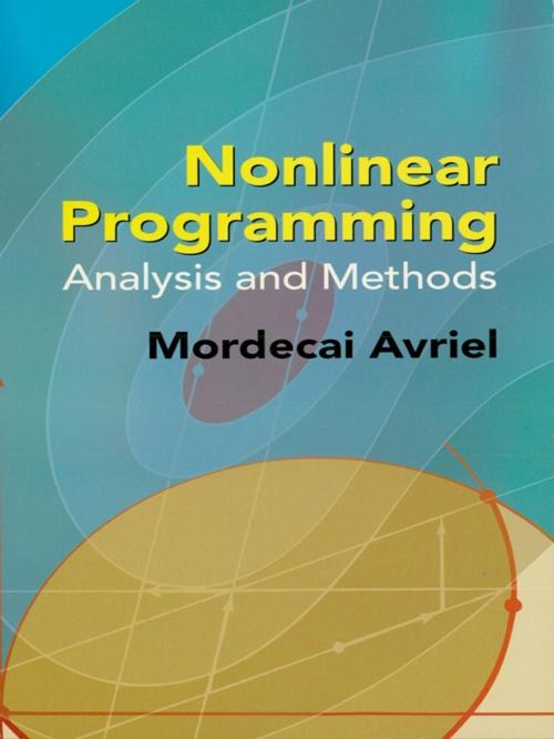 Cover of the book Nonlinear Programming by Mordecai Avriel, Dover Publications