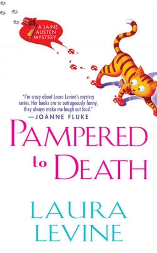 Cover of the book Pampered to Death by Laura Levine, Kensington Books