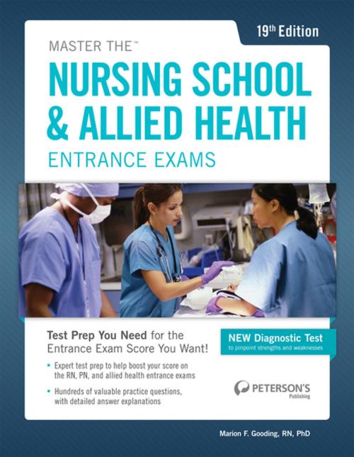 Cover of the book Master the Nursing School & Allied Health Exams by Marion, Peterson's