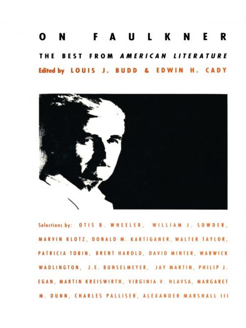 Cover of the book On Faulkner by , Duke University Press
