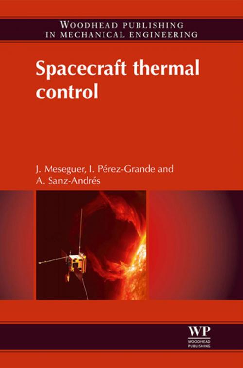 Cover of the book Spacecraft Thermal Control by J Meseguer, I Pérez-Grande, A Sanz-Andrés, Elsevier Science