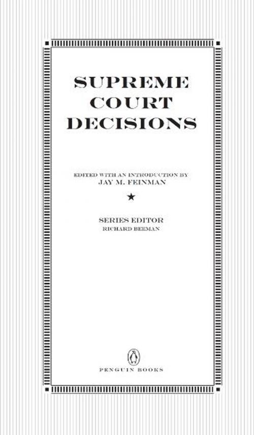 Cover of the book Supreme Court Decisions by , Penguin Publishing Group