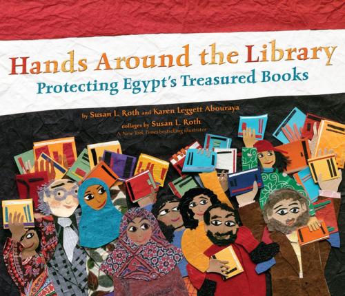 Cover of the book Hands Around the Library by Karen Leggett Abouraya, Penguin Young Readers Group