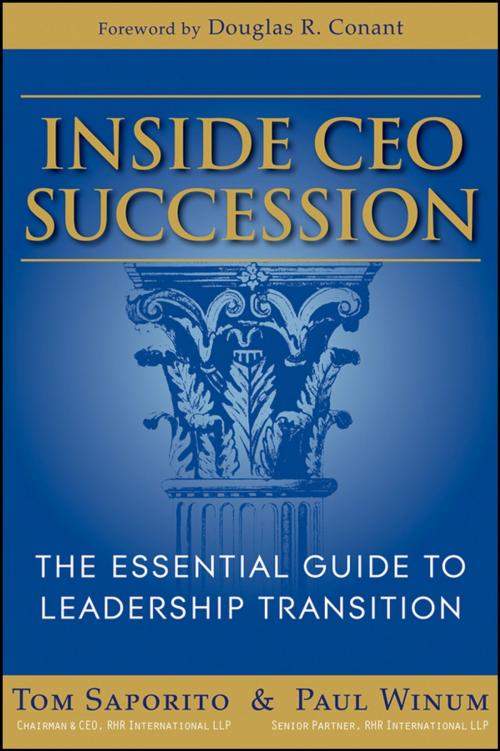 Cover of the book Inside CEO Succession by Thomas J. Saporito, Paul Winum, Wiley