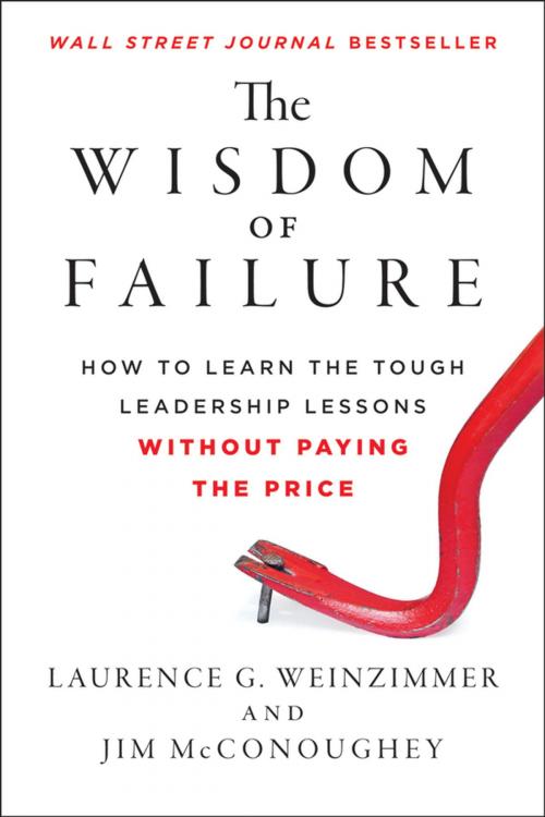 Cover of the book The Wisdom of Failure by Laurence G. Weinzimmer, Jim McConoughey, Wiley