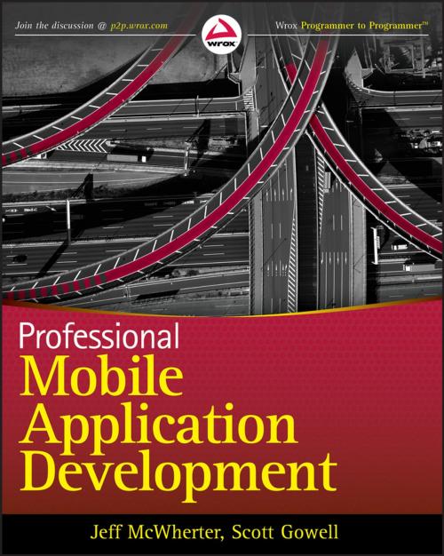 Cover of the book Professional Mobile Application Development by Jeff McWherter, Scott Gowell, Wiley