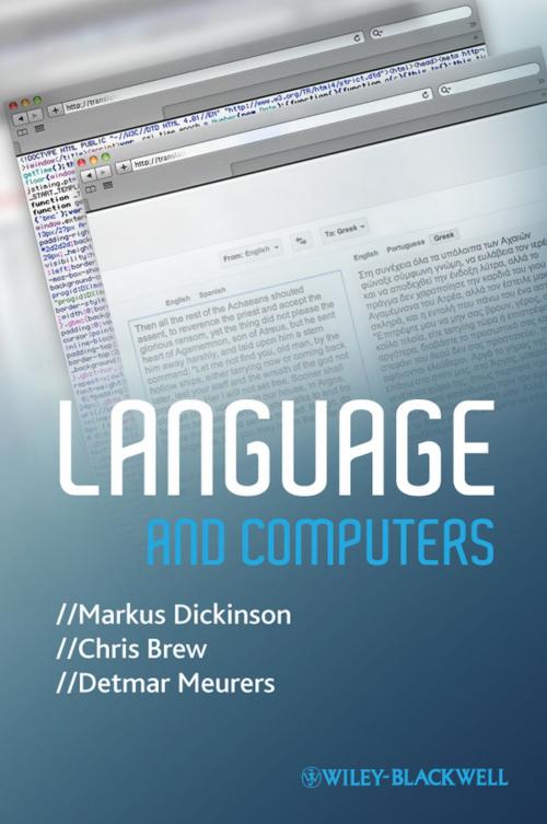 Cover of the book Language and Computers by Markus Dickinson, Chris Brew, Detmar Meurers, Wiley