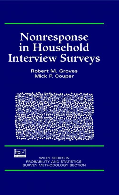 Cover of the book Nonresponse in Household Interview Surveys by Robert M. Groves, Mick P. Couper, Wiley