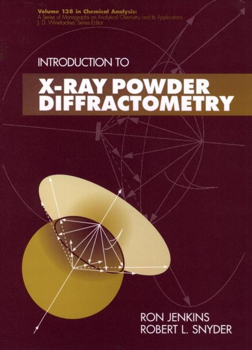 Cover of the book Introduction to X-Ray Powder Diffractometry by Ron Jenkins, Robert Snyder, Wiley
