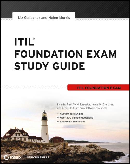 Cover of the book ITIL Foundation Exam Study Guide by Liz Gallacher, Helen Morris, Wiley