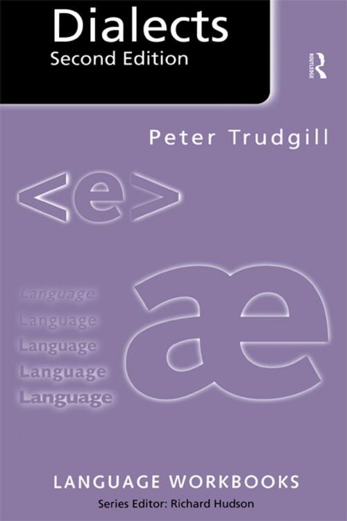 Cover of the book Dialects by Peter Trudgill, Taylor and Francis