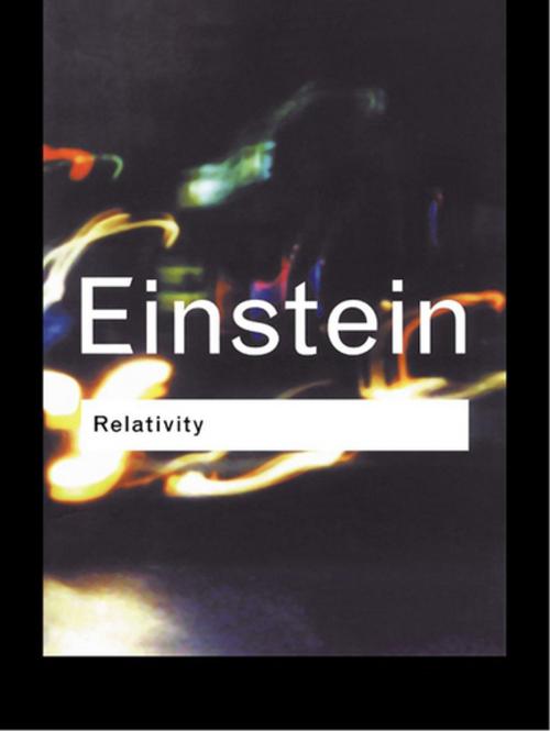 Cover of the book Relativity by Albert Einstein, Taylor and Francis