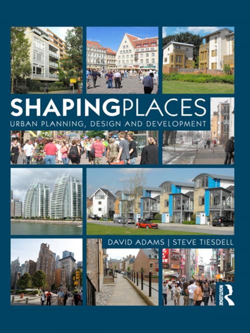 Cover of the book Shaping Places by David Adams, Steve Tiesdell, Taylor and Francis