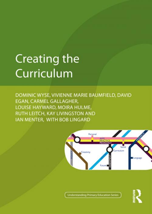 Cover of the book Creating the Curriculum by Dominic Wyse, Vivienne Baumfield, David Egan, Louise Hayward, Moira Hulme, Ian Menter, Carmel Gallagher, Ruth Leitch, Kay Livingston, Bob Lingard, Taylor and Francis