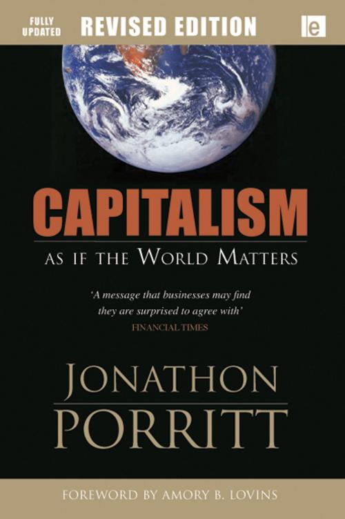Cover of the book Capitalism by Jonathon Porritt, Taylor and Francis