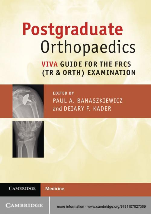 Cover of the book Postgraduate Orthopaedics by , Cambridge University Press