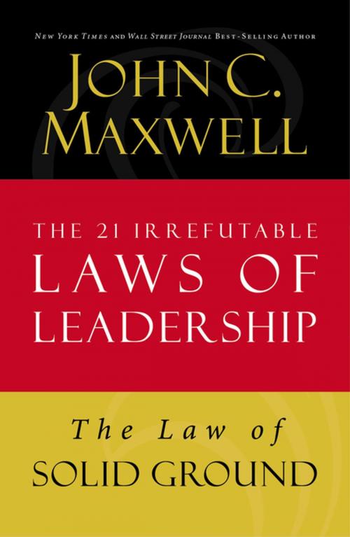 Cover of the book The Law of Solid Ground by John C. Maxwell, HarperCollins Leadership