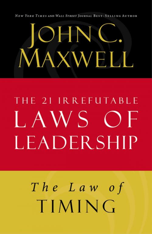 Cover of the book The Law of Timing by John C. Maxwell, HarperCollins Leadership