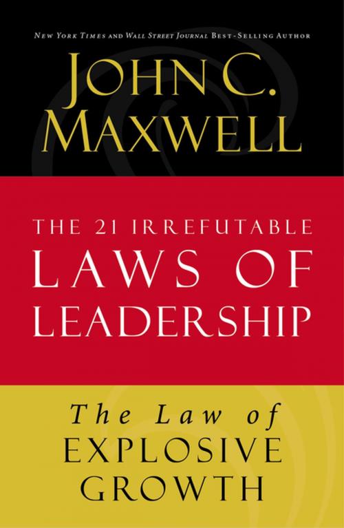 Cover of the book The Law of Explosive Growth by John C. Maxwell, HarperCollins Leadership