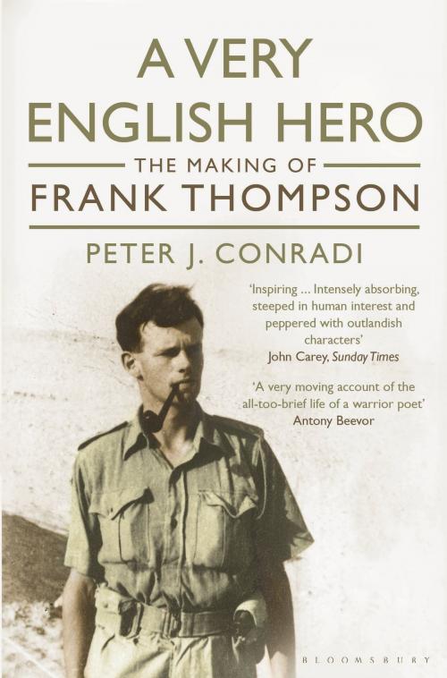 Cover of the book A Very English Hero by Peter J. Conradi, Bloomsbury Publishing