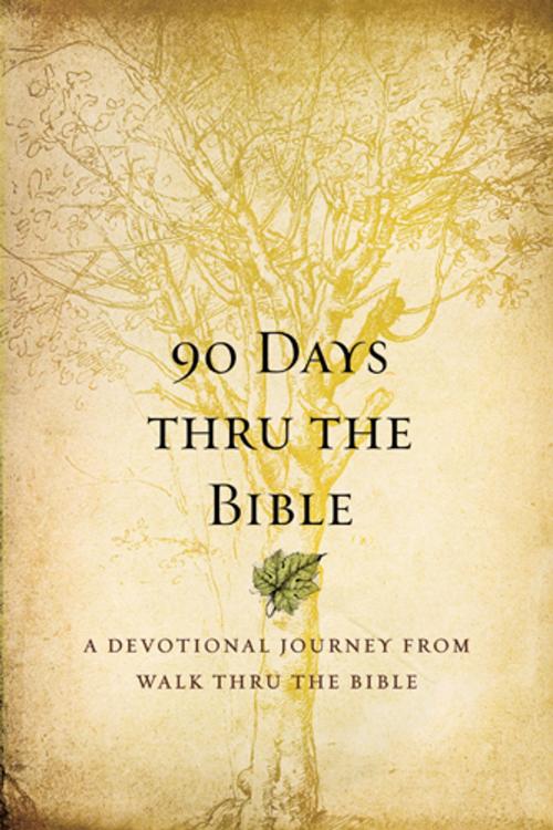 Cover of the book 90 Days Thru the Bible by Chris Tiegreen, Walk Thru Ministries, Tyndale House Publishers, Inc.