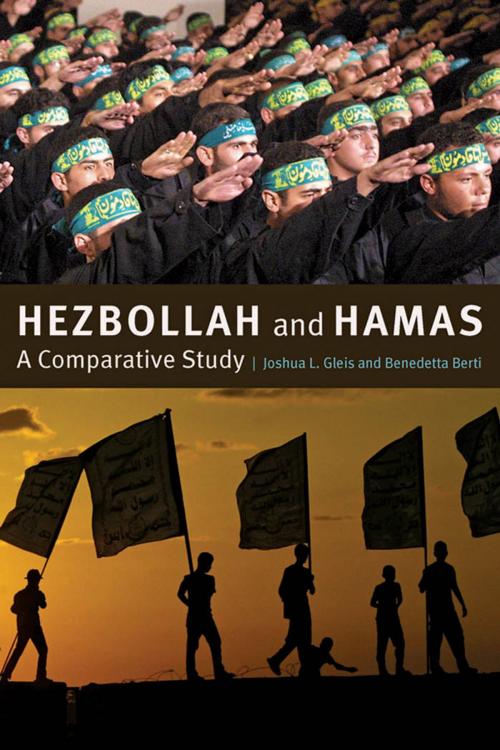 Cover of the book Hezbollah and Hamas by Joshua L. Gleis, Benedetta Berti, Johns Hopkins University Press