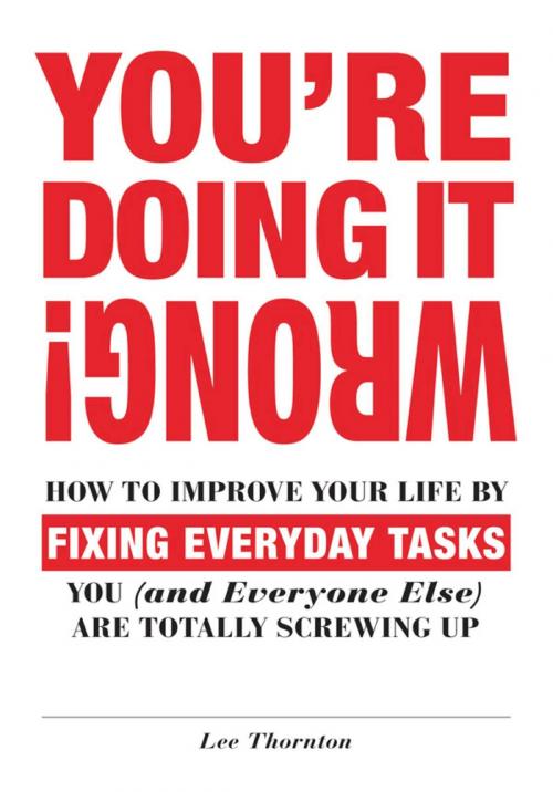 Cover of the book You're Doing It Wrong! by Lee Thornton, Adams Media