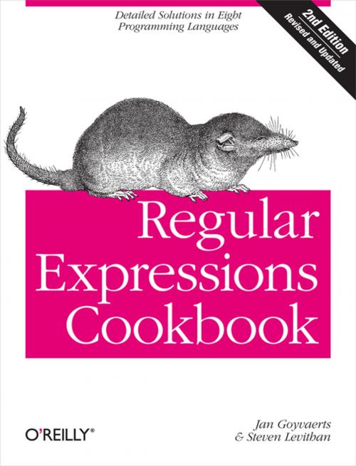 Cover of the book Regular Expressions Cookbook by Jan Goyvaerts, Steven Levithan, O'Reilly Media