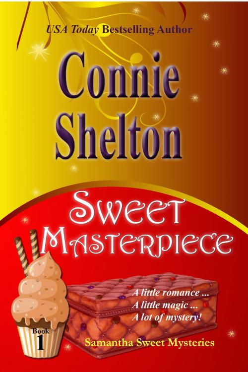 Cover of the book Sweet Masterpiece: A Sweet’s Sweets Bakery Mystery by Connie Shelton, Secret Staircase Books, an imprint of Columbine Publishing Group