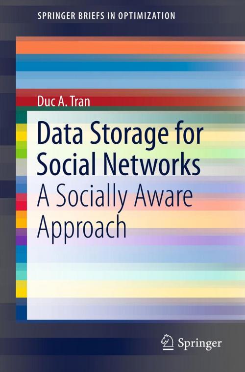 Cover of the book Data Storage for Social Networks by Duc A. Tran, Springer New York
