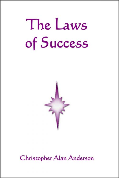 Cover of the book The Laws of Success by Christopher Alan Anderson, First Edition Design Publishing