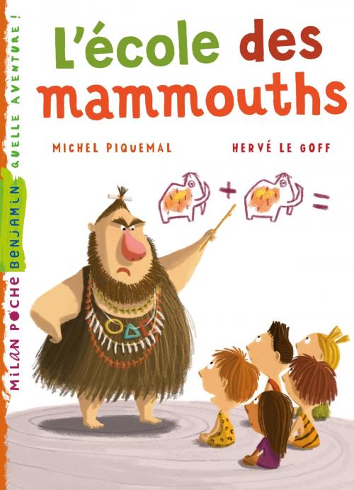 Cover of the book L'école des mammouths by Michel Piquemal, Editions Milan